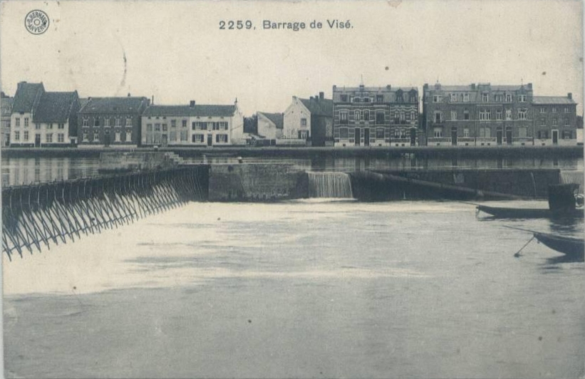 l'ancien barrage et le Quai du Hallage