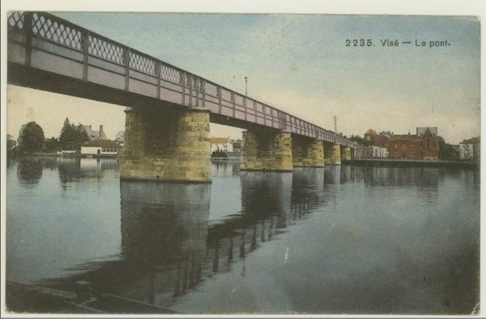 le pont de Visé avant 1914
