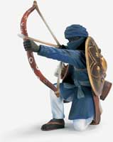 70044 archer arabe à genoux